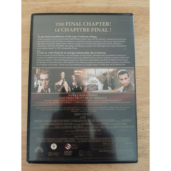The Godfather The Coppola Restoration DVD Box Set Widescreen English French - Picture 5 of 8